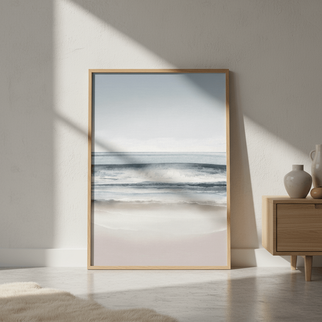 East Coast Beach by Deer Muskeeter wall - art - picture - poster