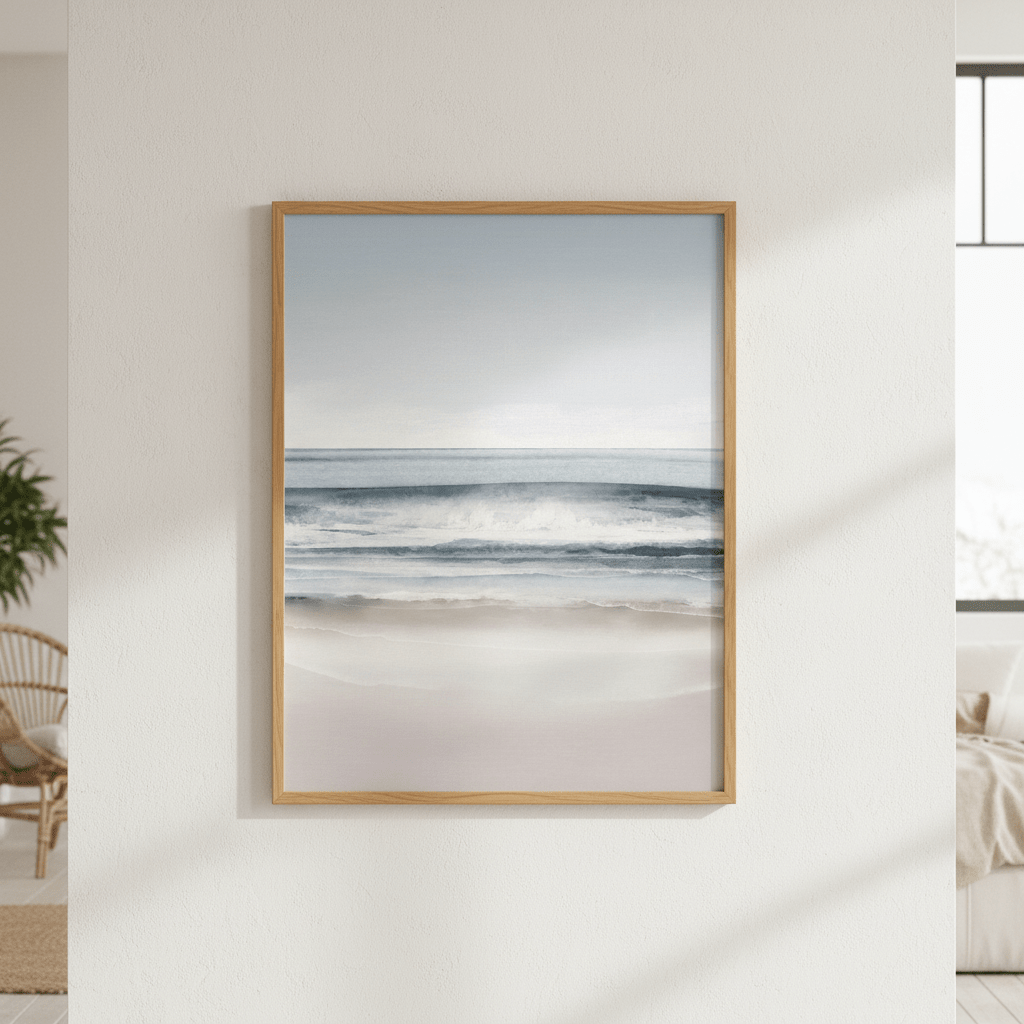 East Coast Beach by Deer Muskeeter wall - art - picture - poster