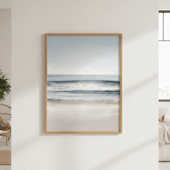 East Coast Beach by Deer Muskeeter wall - art - picture - poster