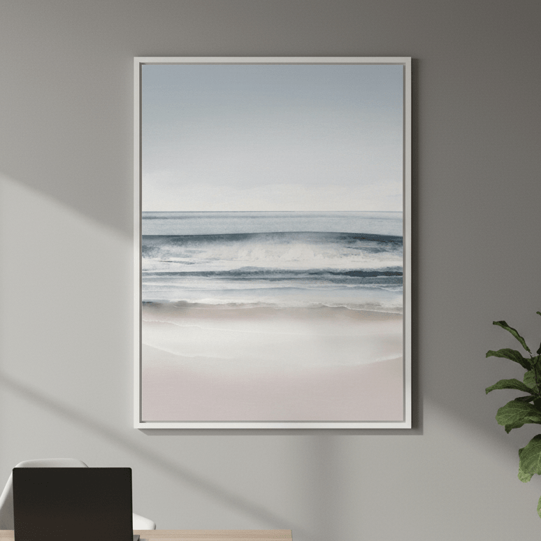 East Coast Beach by Deer Muskeeter wall - art - picture - poster