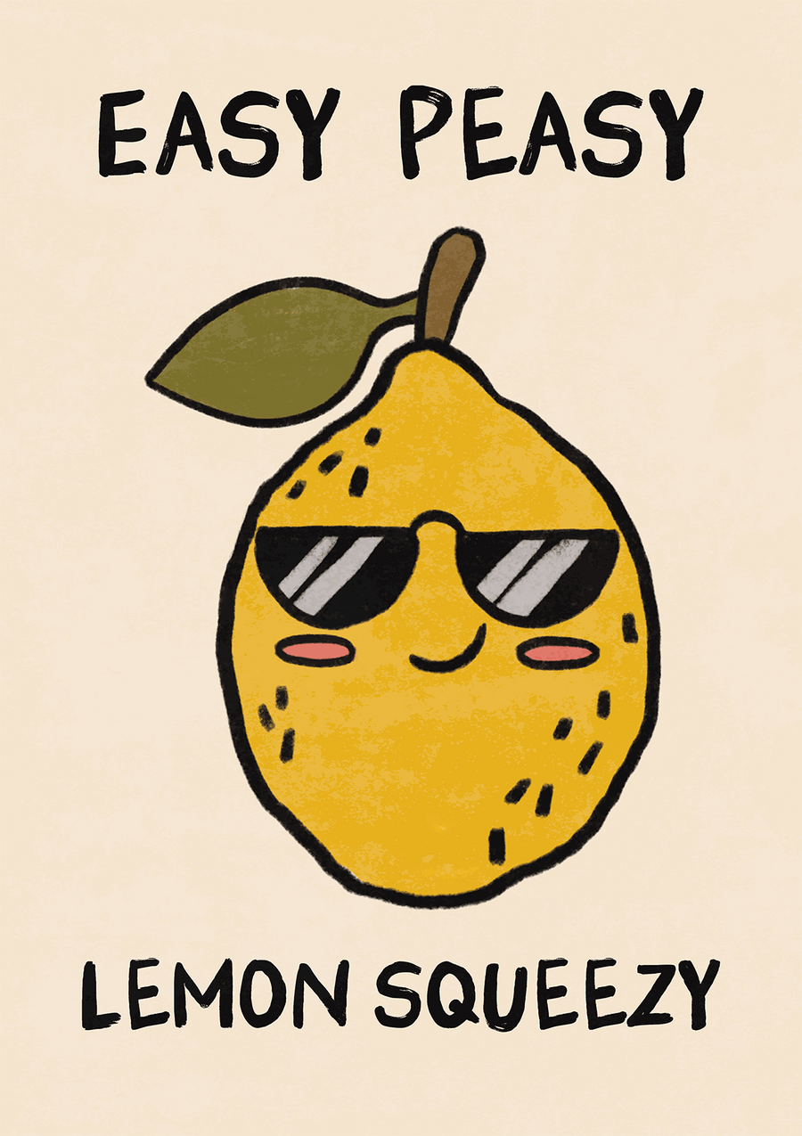 Easy Peasy Lemon Squeezy Kitchen Art