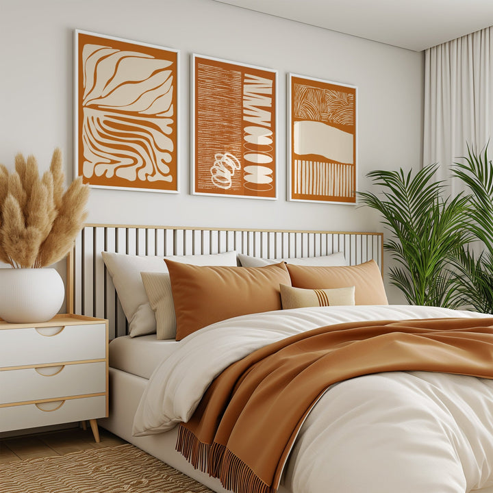 Echo Line River Set of 3 Prints by Lisa Solomoniuk wall - art - picture - poster