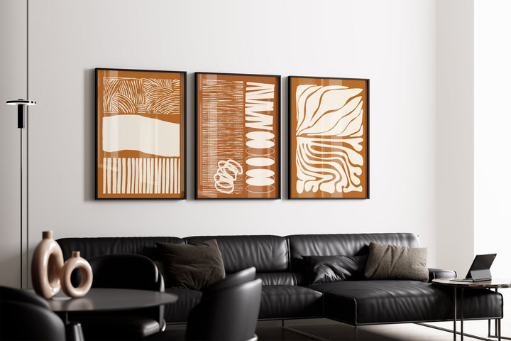 Echo Line River Set of 3 Prints by Lisa Solomoniuk wall - art - picture - poster