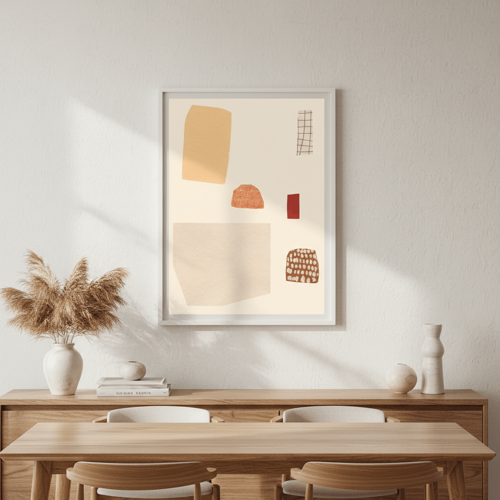 Echoes on Ivory by Silvia Visscher wall - art - picture - poster