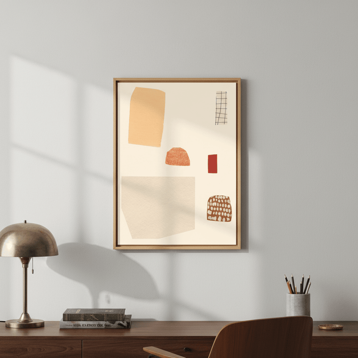Echoes on Ivory by Silvia Visscher wall - art - picture - poster
