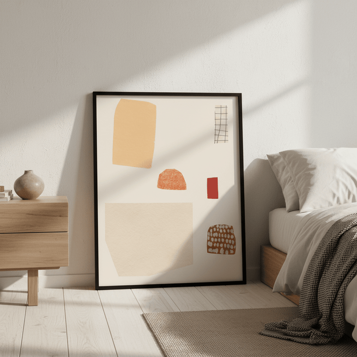 Echoes on Ivory by Silvia Visscher wall - art - picture - poster