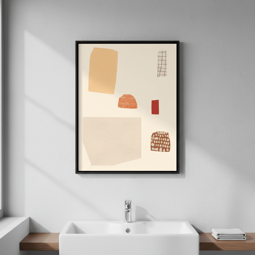 Echoes on Ivory by Silvia Visscher wall - art - picture - poster