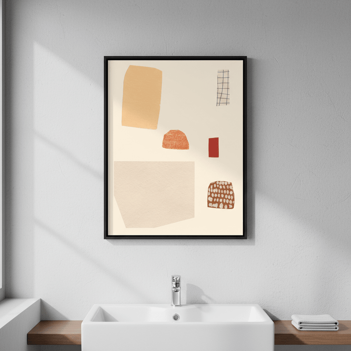 Echoes on Ivory by Silvia Visscher wall - art - picture - poster