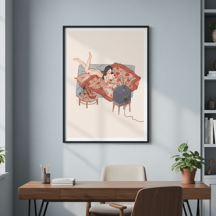 Egg Glaze by Lauren Ly wall - art - picture - poster