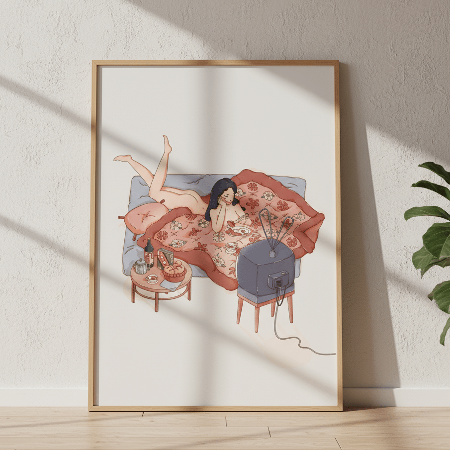 Egg Glaze by Lauren Ly wall - art - picture - poster