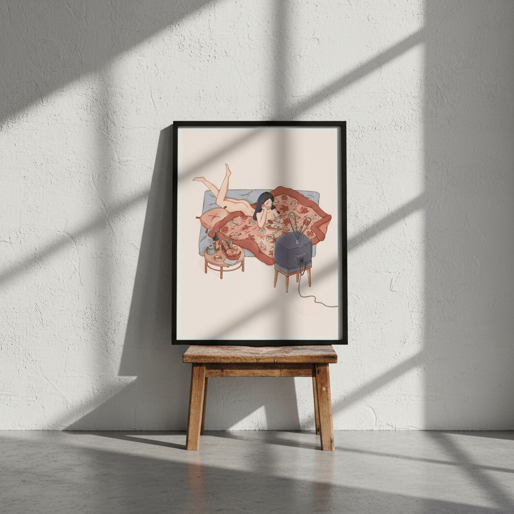 Egg Glaze by Lauren Ly wall - art - picture - poster