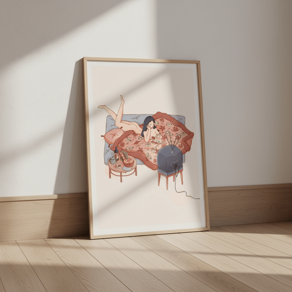 Egg Glaze by Lauren Ly wall - art - picture - poster