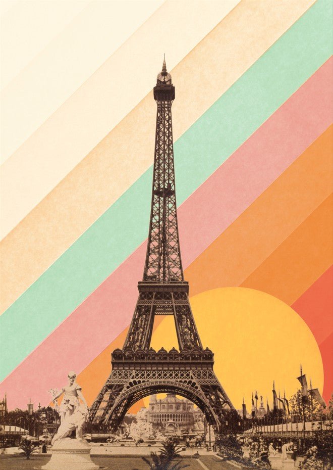 Eiffel Tower Rainbow by Florent Bodart
