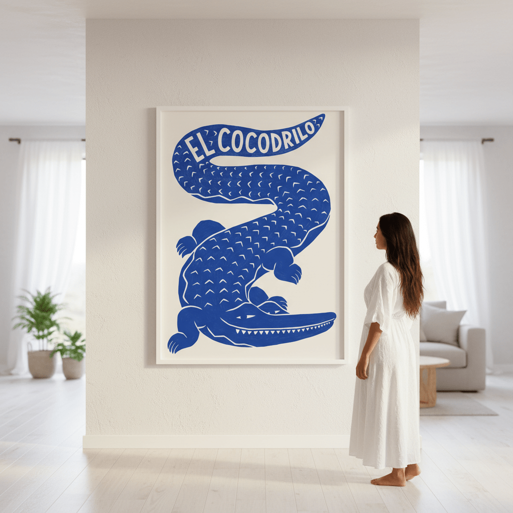 El Cocodrilo by Manne Jalilian wall - art - picture - poster