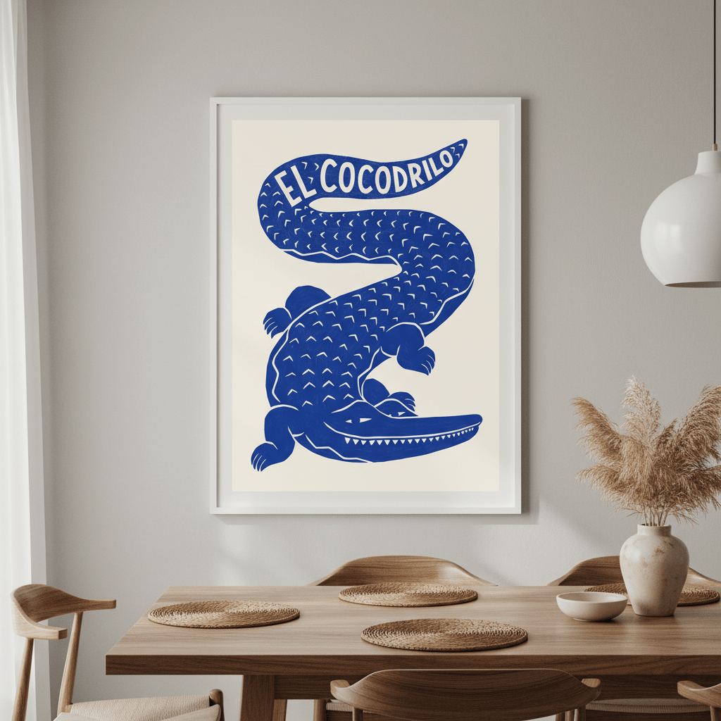 El Cocodrilo by Manne Jalilian wall - art - picture - poster