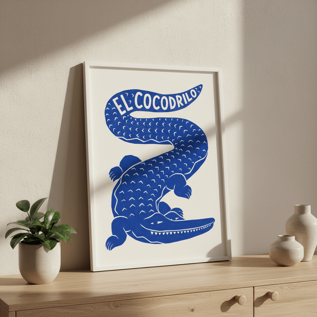 El Cocodrilo by Manne Jalilian wall - art - picture - poster