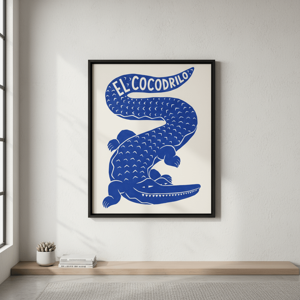 El Cocodrilo by Manne Jalilian wall - art - picture - poster