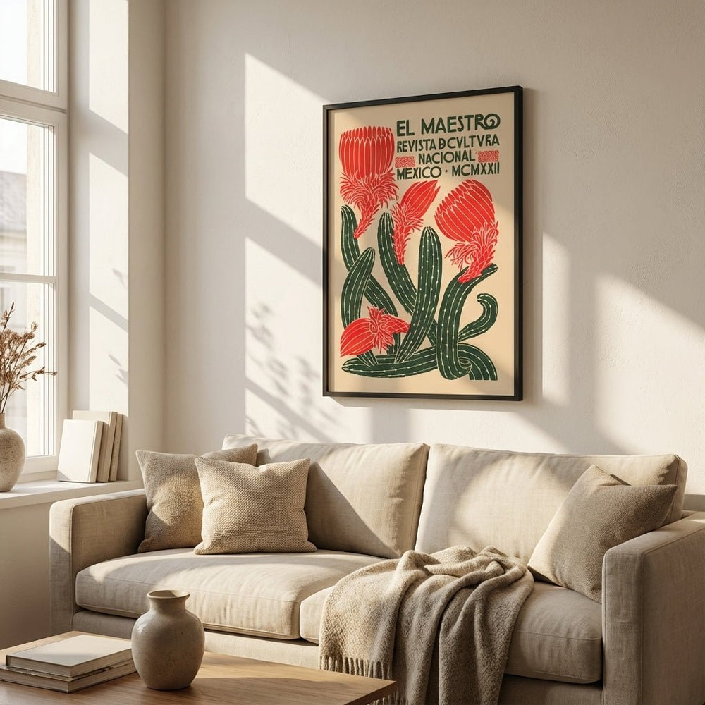 El Maestro Mexican Vintage Magazine wall - art - picture - poster