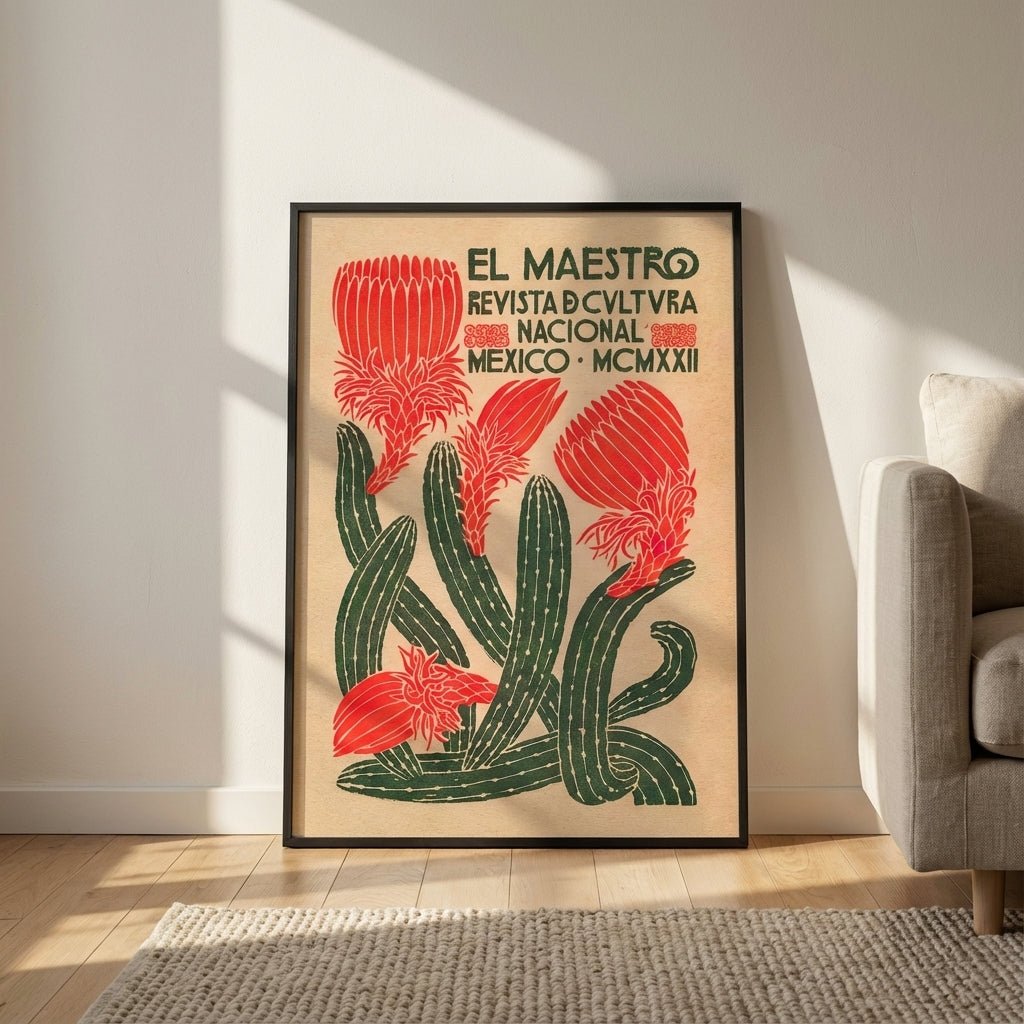 El Maestro Mexican Vintage Magazine wall - art - picture - poster