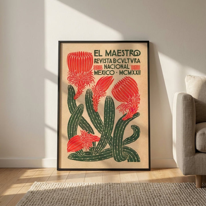 El Maestro Mexican Vintage Magazine wall - art - picture - poster