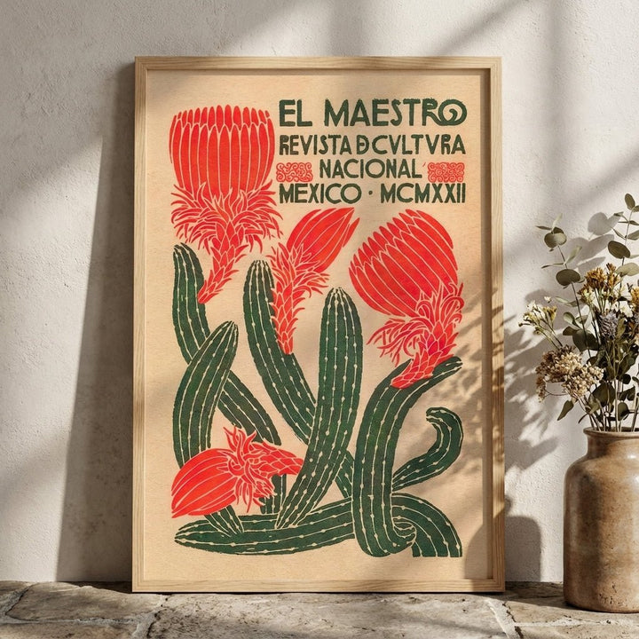 El Maestro Mexican Vintage Magazine wall - art - picture - poster
