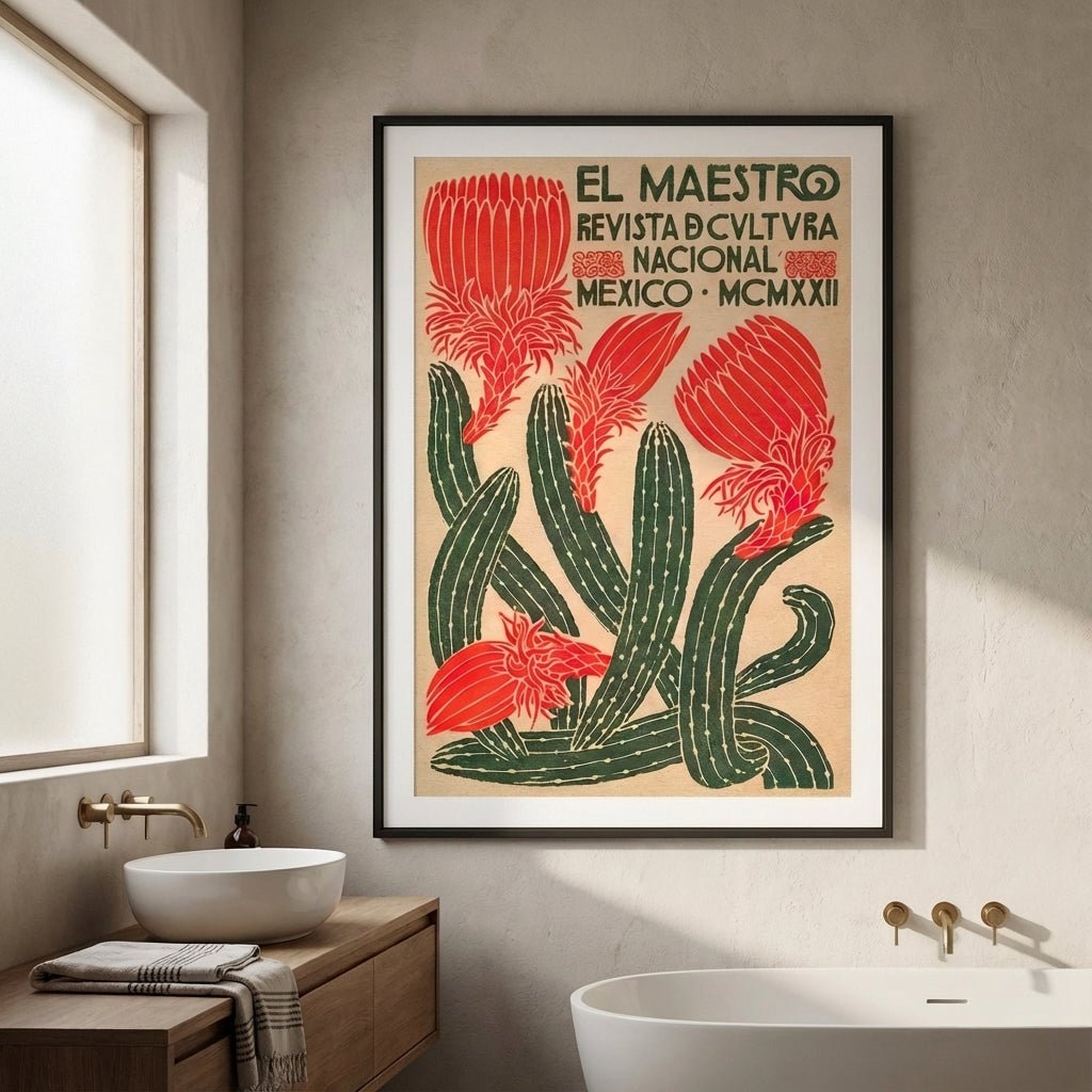 El Maestro Mexican Vintage Magazine wall - art - picture - poster