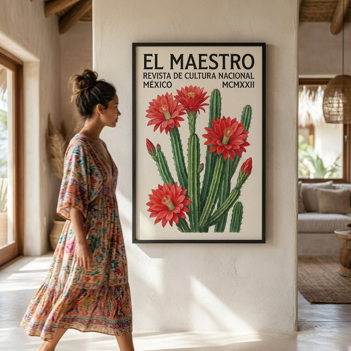 El Maestro Mexican Vintage Magazine wall - art - picture - poster
