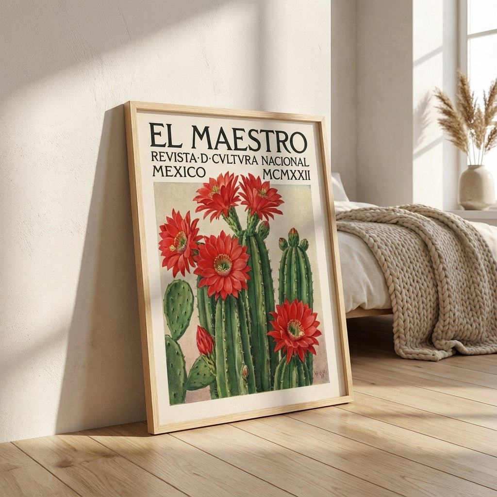 El Maestro Mexican Vintage Magazine wall - art - picture - poster