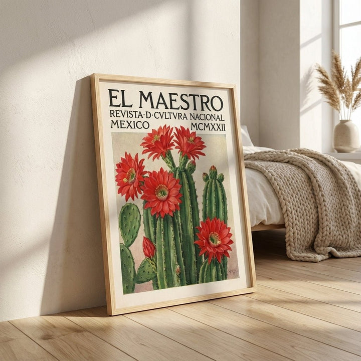 El Maestro Mexican Vintage Magazine wall - art - picture - poster