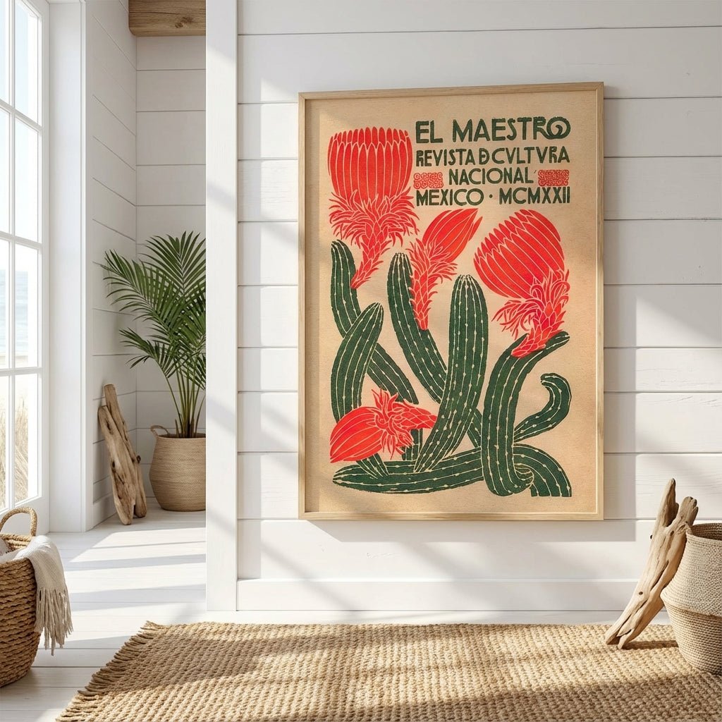 El Maestro Mexican Vintage Magazine wall - art - picture - poster