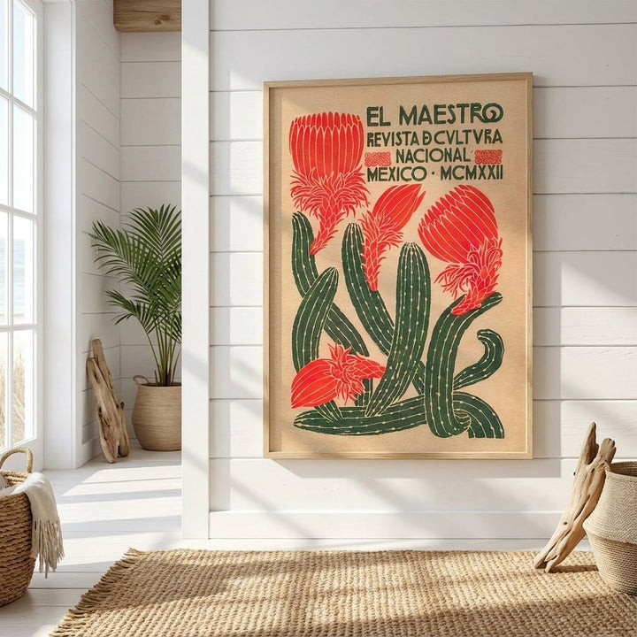 El Maestro Mexican Vintage Magazine wall - art - picture - poster