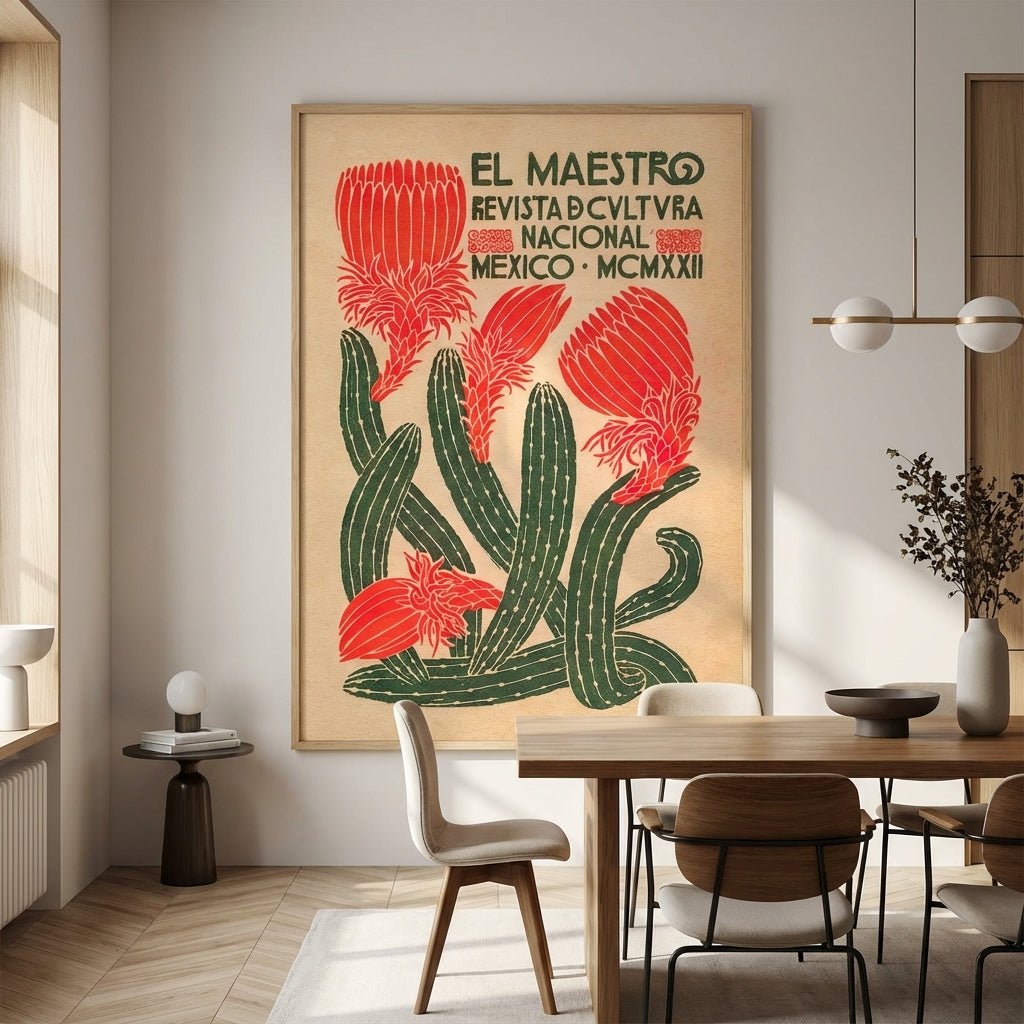 El Maestro Mexican Vintage Magazine wall - art - picture - poster