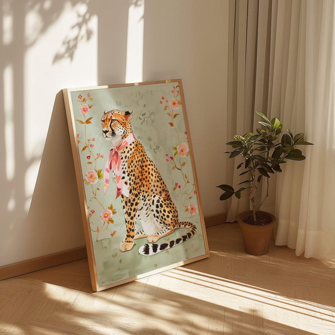 Elegant Leopard Childrens Wall Art - Style My Wall