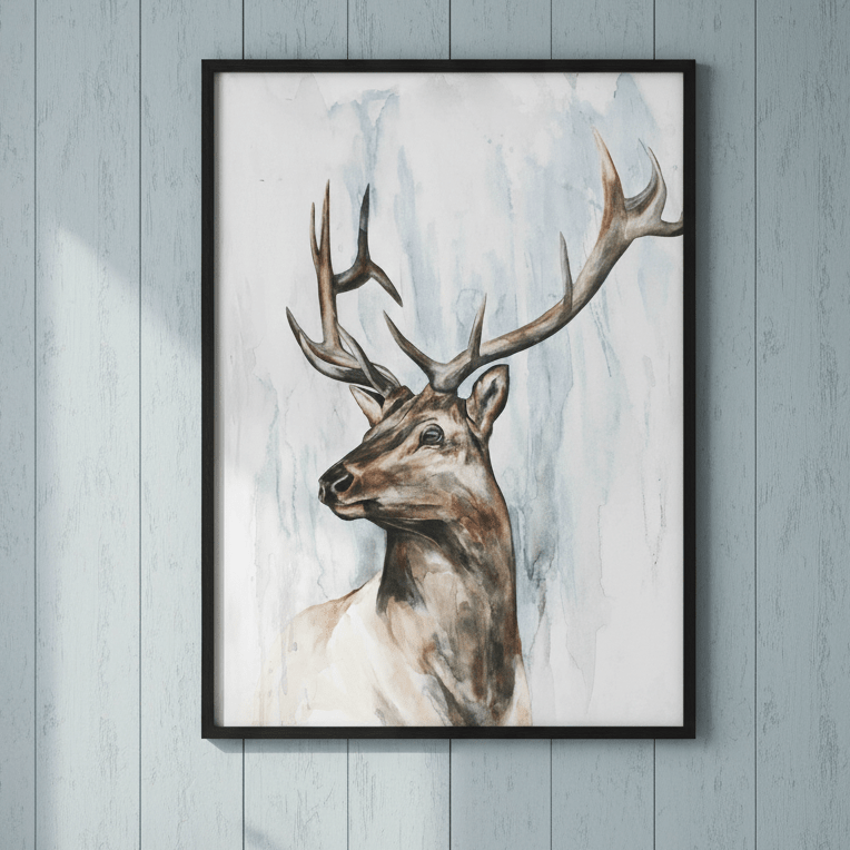 Elk Study by Meredith O'Neal wall - art - picture - poster