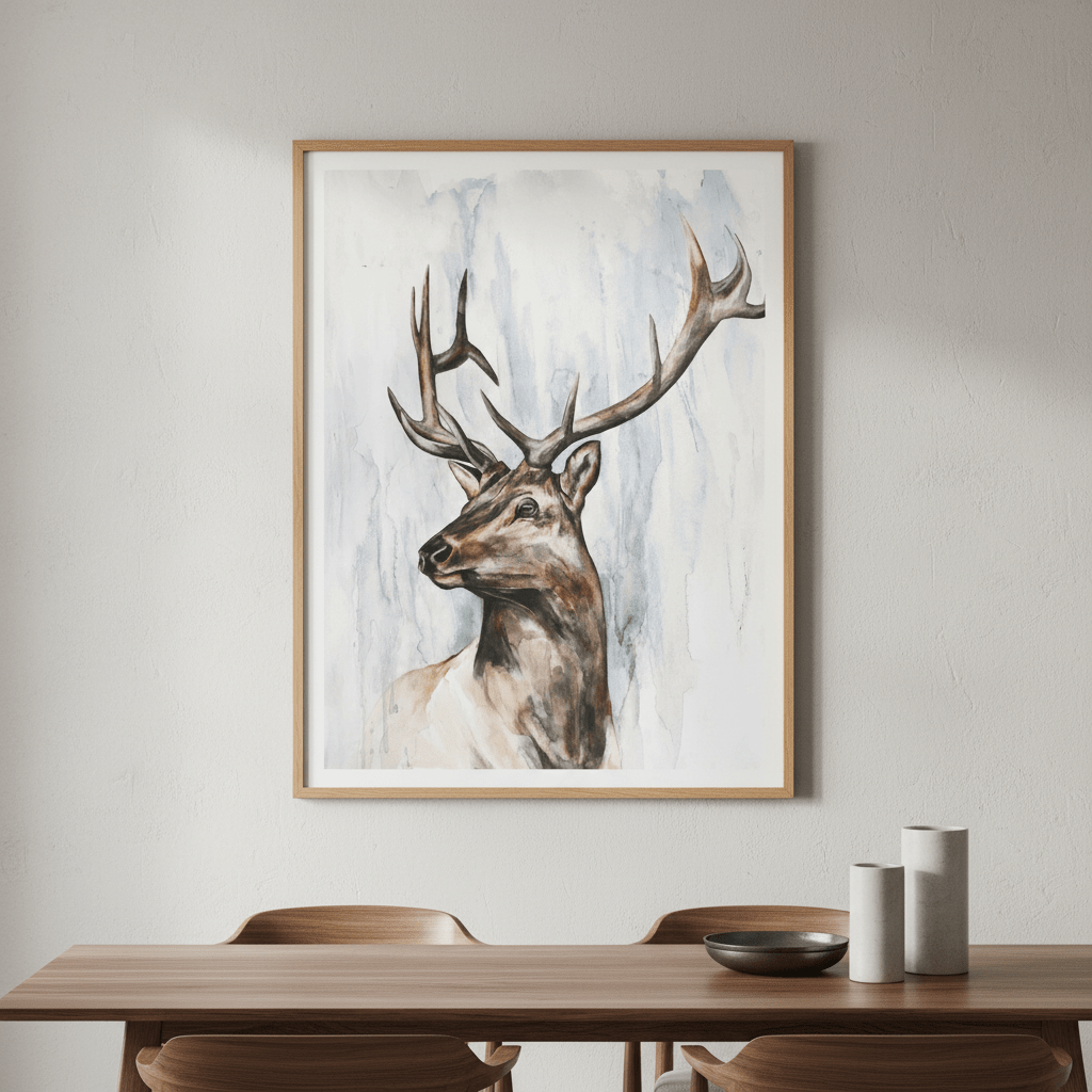 Elk Study by Meredith O'Neal wall - art - picture - poster