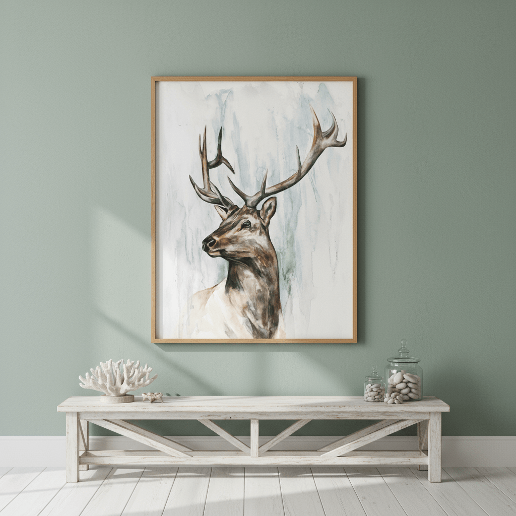 Elk Study by Meredith O'Neal wall - art - picture - poster
