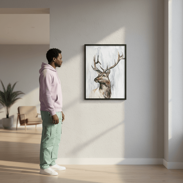 Elk Study by Meredith O'Neal wall - art - picture - poster