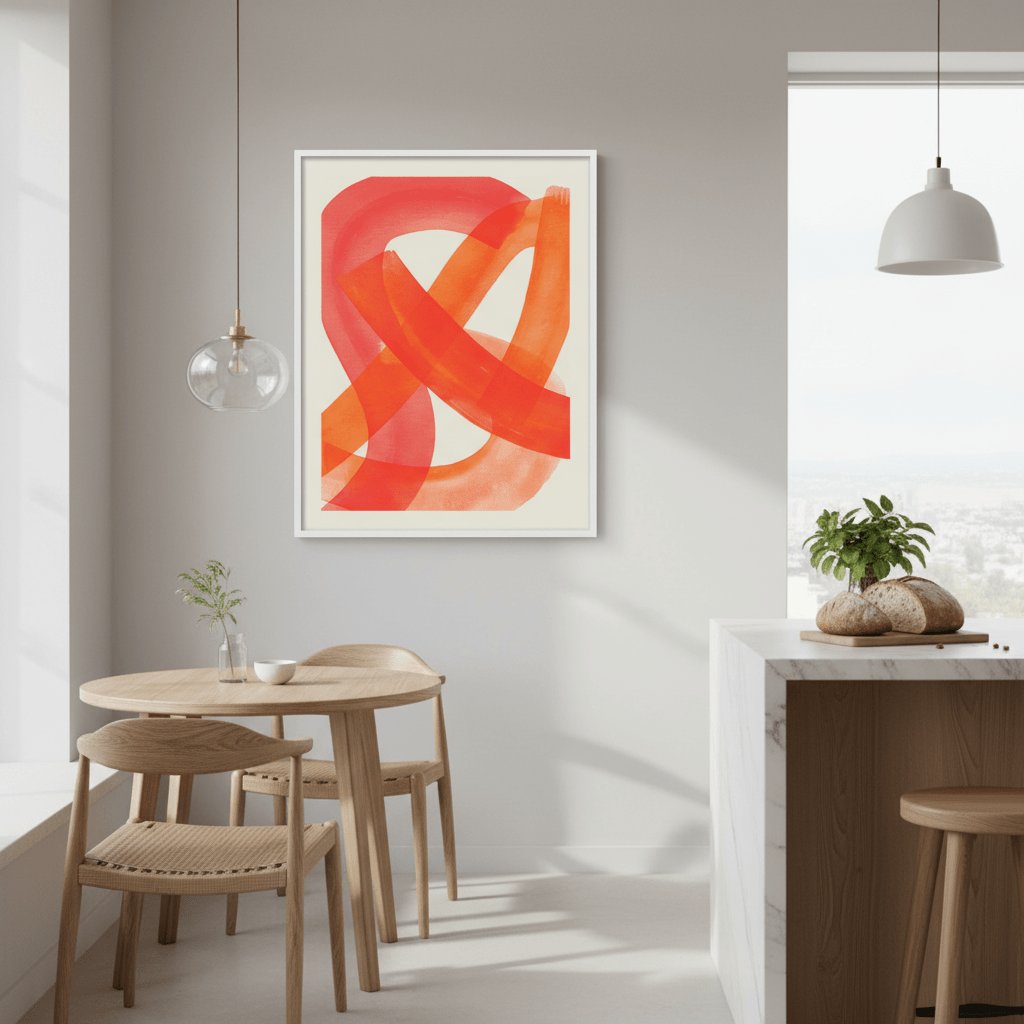 Ember Crossing Abstract Wall Art wall - art - picture - poster