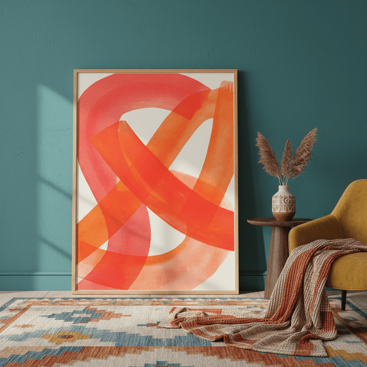 Ember Crossing Abstract Wall Art wall - art - picture - poster