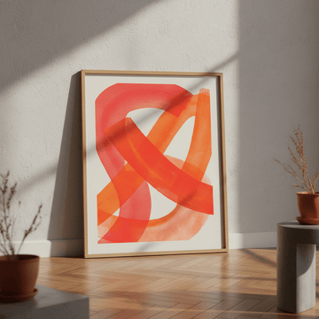 Ember Crossing Abstract Wall Art wall - art - picture - poster