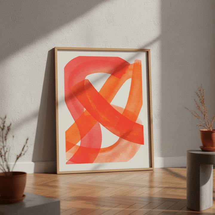 Ember Crossing Abstract Wall Art wall - art - picture - poster