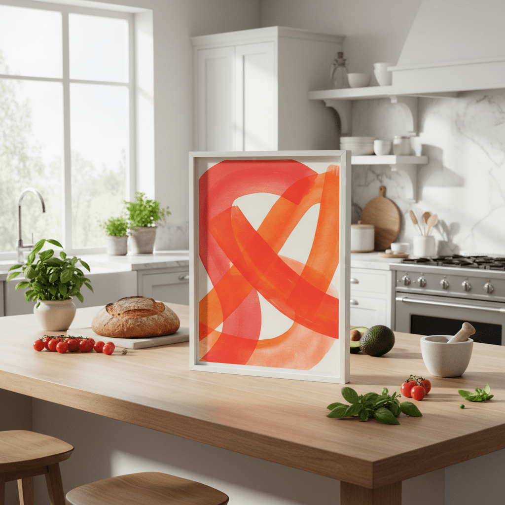 Ember Crossing Abstract Wall Art wall - art - picture - poster