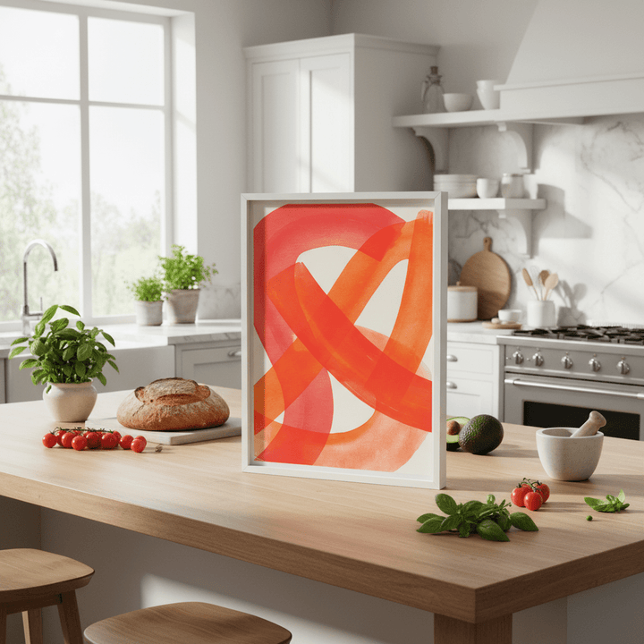 Ember Crossing Abstract Wall Art wall - art - picture - poster