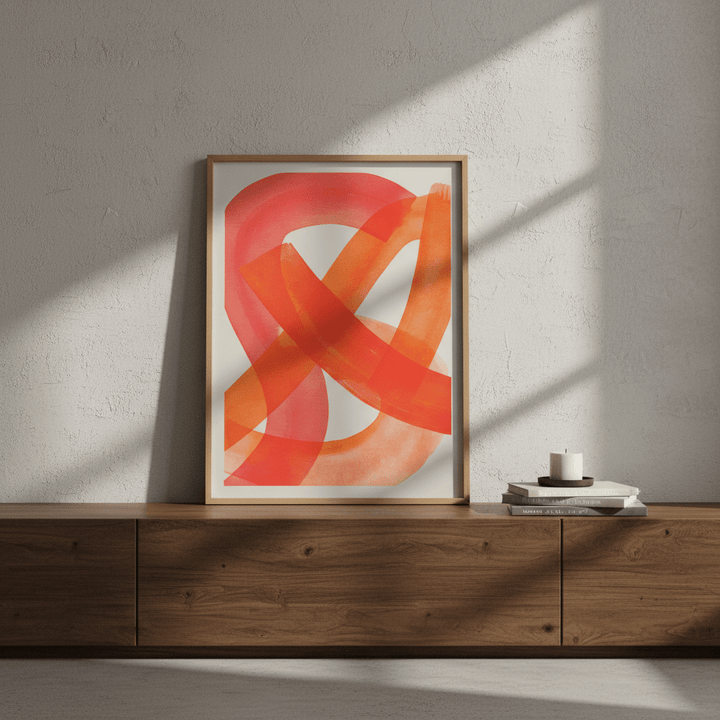 Ember Crossing Abstract Wall Art wall - art - picture - poster