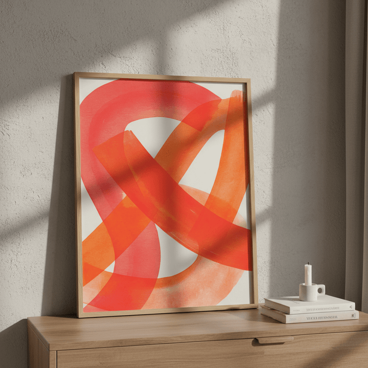 Ember Crossing Abstract Wall Art wall - art - picture - poster