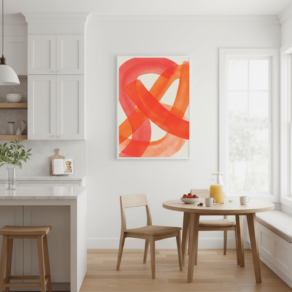 Ember Crossing Abstract Wall Art wall - art - picture - poster