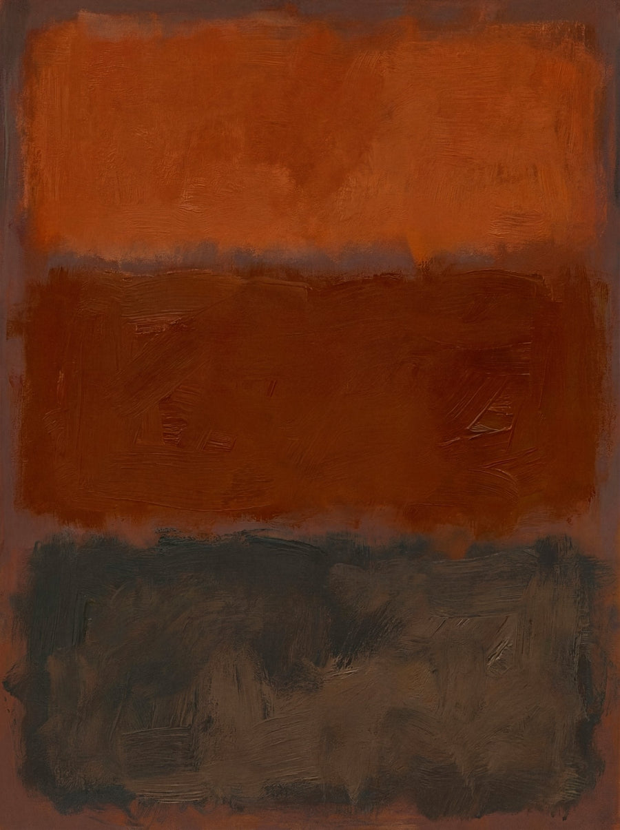 Ember Horizons, Mark Rothko Inspired Abstract Art