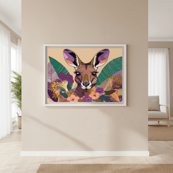 Empyreal Kangaroo by Inkheart Designs wall - art - picture - poster