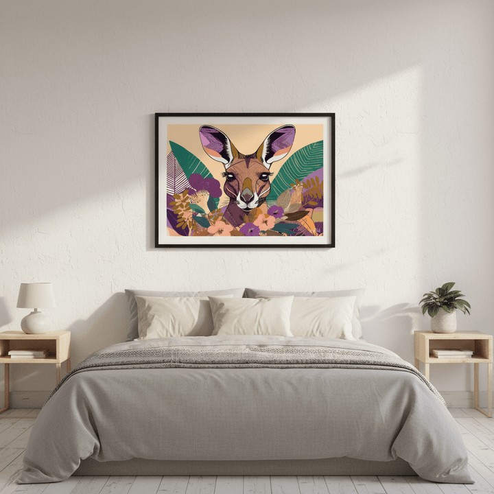 Empyreal Kangaroo by Inkheart Designs wall - art - picture - poster