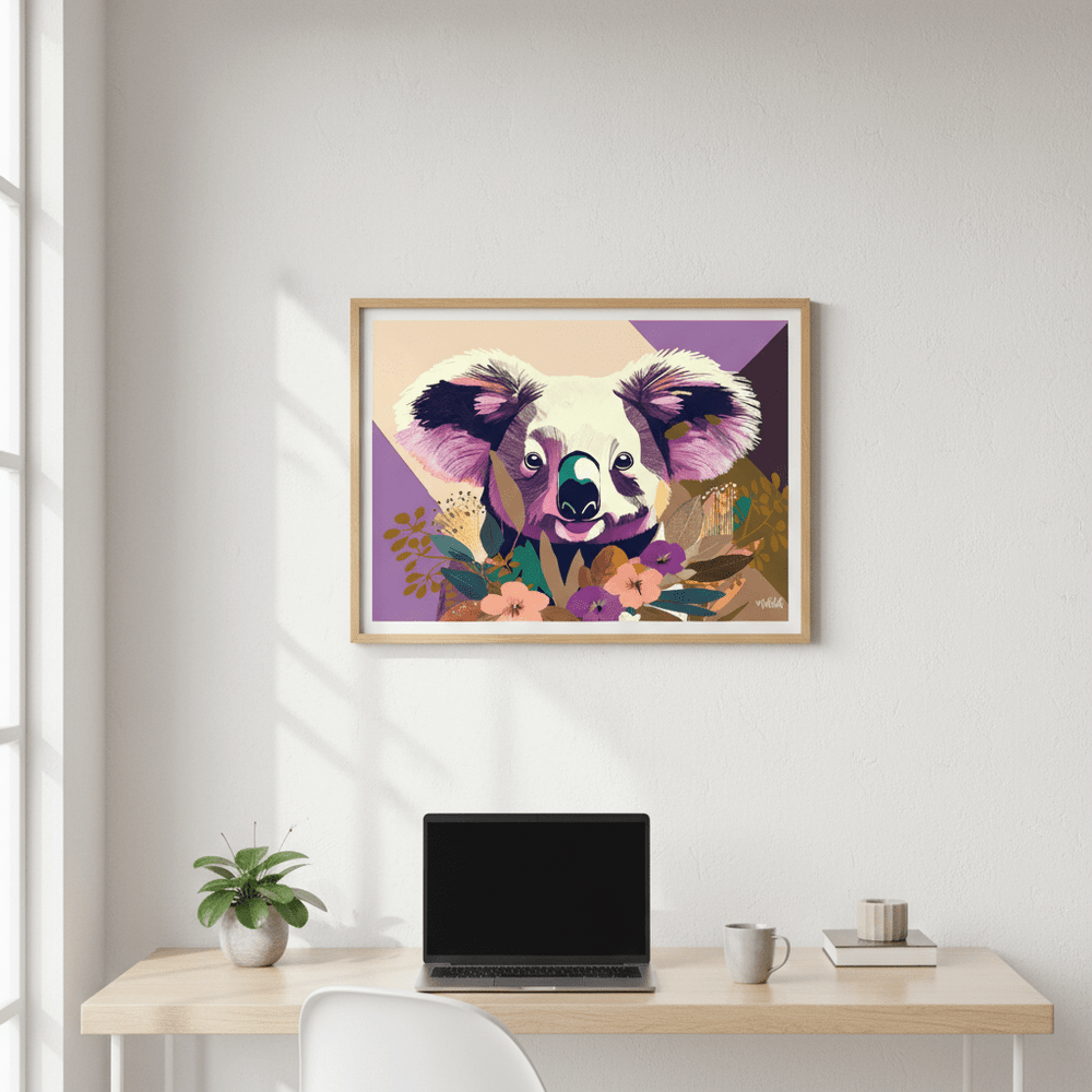 Empyreal Koala by Inkheart Designs wall - art - picture - poster